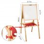 Multifunctional Adjustable Drawing Board Double Sided Magnetic Art Easel For Kids