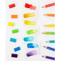 High Quality Non-toxic 24 Colors Solid Watercolor Paint Set With Palette Sponge Paint Brush For Painting