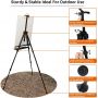 Modern Adult Drawing Aluminum Studio Metal Tripod Outdoor Field Sketch Display Easel Painters Adjustable Painting Easel for Sale