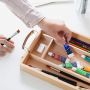 Wholesale Tabletop Wooden Sketchbox Easel With Storage Box