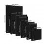 New Arrival Different Sizes Black Blank Stretched Canvas For Acrylic Oil Gouache Painting