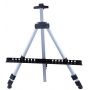 Reforced Extra Thick Aluminum Tripod Easel Adjustable Height For Artist Drawing and Display