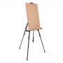Superior Artist Iron Display Stand Black Foldable Iron Metal Easel for Artist Painting