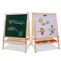 Premium Quality Wood Kid Easel On Clearance Adjustable Small Wooden Drawing Easel Stand