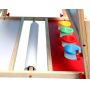 Durable Wood Wooden Sketch Kid Easel Artist Painter Stand Floor Drawing With Blackboard,Whiteboard