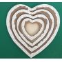 High Quality Blank Heart Shape Stretched Canvas For Kid Drawing