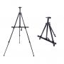 Superior Artist Iron Display Stand Black Foldable Iron Metal Easel for Artist Painting