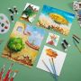 Custom size 3mm thickness canvas painting panel for painting