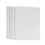 6 Pack 8x10inch Triple Primed 100% Cotton Painting Canvas Panel Boards for Painting