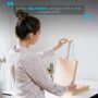 Portable Table Top Artist Desktop Easel Box WIth Paint Brush Set