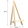 8 Inch 24 Pack Mini Wood Display Easel