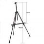 Hot Sale Black Aluminum Mini Easel For Paintings