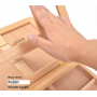 Premium Beechwood Portable Large Adjustable Wood Desk Table Easel with Wide Storage Drawer for Canvas Painting