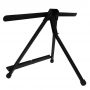 Artist Supply Black Metal Small Aluminum Portable Sketch Drawing Display Easel