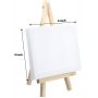 8 Inch 24 Pack Mini Wood Display Easel
