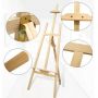 150cm Adjustable Height Display Pine Wooden Art Painting Easel Stand For Drawing
