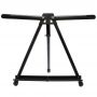 Artist Supply Black Metal Small Aluminum Portable Sketch Drawing Display Easel