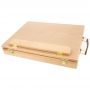 Amazon hot selling art Supply Wood Easel Box for painting and storing