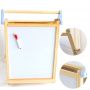 New Design Deluxe Tabletop Two Sided Magnetic Wooden Kids Easel For Painting