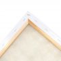 Factory custom white stretched blank artist paint canvas for kids set