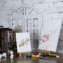 8 Inch 24 Pack Mini Wood Display Easel