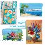 Custom size 3mm thickness canvas painting panel for painting