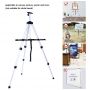 Adjustable Metal Painting Easel With Carrying Bag Tripod Stand Artist Easel For Table/Floor
