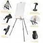 Art Stand For Painting Extra Thick Aluminum Metal Tripod Display Easel Adjustable Height