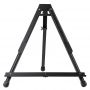 Aluminum Tabletop Easel, Portable Tripod Display Stand Adjustable Height with Extension Arm Wings, Desktop Display