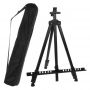 Aluminum Field Easel Stand with Bag for Table-Top/Floor, Art Easels with Adjustable Height