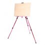 Easel Stand Aluminum Painting Display Drawing Metal Artist Easel customize red color