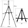 Art Easel With Aluminum Metal Tripod Display Easel 21