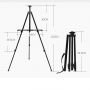 Wholesales Art Materials Adjustable Painting Black Table Top Easels For Painting and Displaying