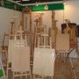 Custom Color Solid Wood Pine Artist Paint Easels Studio Wooden Art Easels