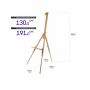 Mont Marte Tripod Easel Heavy Duty Beech Wood