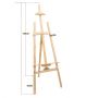 Wholesales Wood Easel Stand Board For Display And Painting