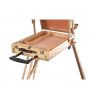Professional Antique Painting Easel Sketch Box Easel French Bamboo Easel