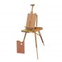 Professional Antique Painting Easel Sketch Box Easel French Bamboo Easel