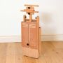 Universal Design Natural Portable Wooden Bench Artist Easel Artist's Donkey Painting Wood Art Easel