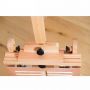 Universal Design Natural Portable Wooden Bench Artist Easel Artist's Donkey Painting Wood Art Easel