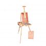 Artist Wooden Sketch Easel Stand For Painting Display, Tripod Easel Box