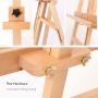 Adjustable Wooden Easel Artist Studio Easel Stand