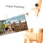 wholesale professional design big artist painting wooden studio easel