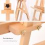 trustable holding canvas up to 109cm rear support easel drawing stand