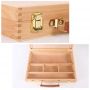 wooden art acrylic painting laptop tools easel box