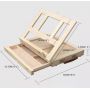 Desktop Table Top Drawing Painting Wooden Easel