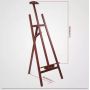 Vintage French pine wood painting drawing stand easel