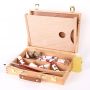 wooden art acrylic painting laptop tools easel box