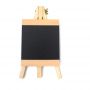Mini Small Wooden Chalk Blackboard Wedding With Easel Stand Chalkboard Writing Notice Message Paint Wood Board