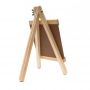 Mini Small Wooden Chalk Blackboard Wedding With Easel Stand Chalkboard Writing Notice Message Paint Wood Board